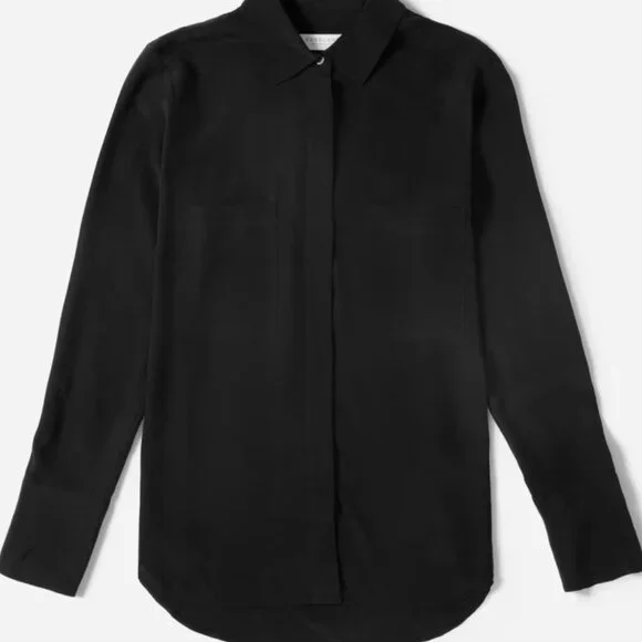 Everlane Black Women's Blouse - Picture 2 of 3